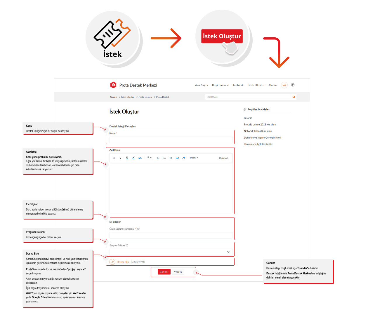 Prota Destek Rehberi